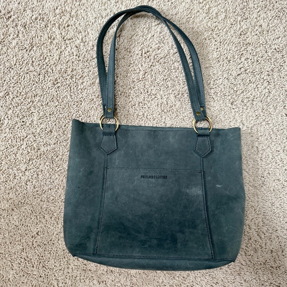 Portland Leather Handbags - Portland Leather Market Tote in Storm